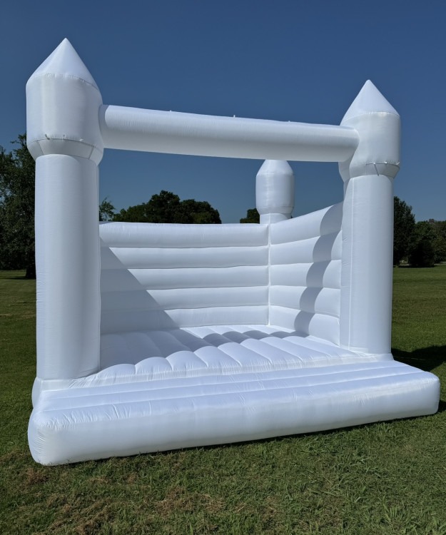 White bounce Castle